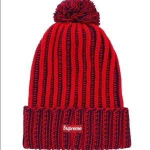 Supreme Contrast Stripe Beanie
